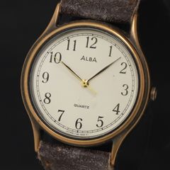 デッドストック】SEIKO ALBA スモセコ V253-5000 新品電池 - メルカリ