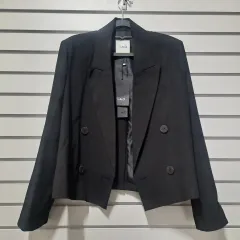 AtG レディース ブラック 未使用 ショートジャケット 77/クローゼットデコレーション