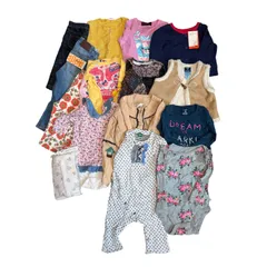 女の子　80cm まとめ売り　長袖　デニムパンツ　ロンパース　春服　冬服