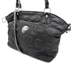 COACH y2k nylon black tote bag shoulder bag 2way コーチ ショルダーバッグ ナイロン 肩掛け クロスボディ 黒 ブラック メンズ レディース ユニセックス 男女兼用