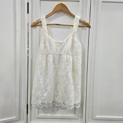 アイボリー レース キャミソール ブラウス