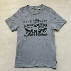 【人気】 Levi's （リーバイス） 半袖Tシャツ ツーホース グラフィック Tシャツ コットン100% 杢グレー レディース XSサイズ 小さいサイズ