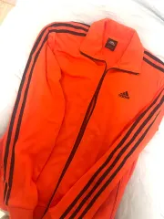 アディダス ジャージ オレンジ 出品
