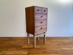 1950s ジャパンヴィンテージ 小道具入 チェスト ラワン材 作家物 仕上