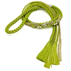 帯締め パール 飾り カラー 手組み 絹100% 振袖 袴 卒業式 成人式 結婚式 (ws1-14)