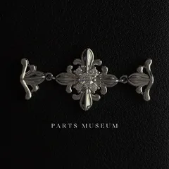 【1個¥325】パミュパーツ♡超高品質チャーム/ビーズ/ネックレスやブレスレットに/主役級エンブレムフルールドリスシルバー