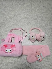 マイメロディ ファーバッグ/イヤーマフ/マフラー セット