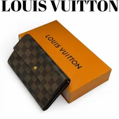 【美品】ルイヴィトン ポルトフォイユサラ 長財布 ダミエエベヌ CA0045