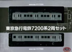 【中古】鉄道模型 1/150 東京急行電鉄7200系 2両セット 「鉄道コレクション」 TOYOKO LINE SHIBUYA Station Park限定のサムネイル