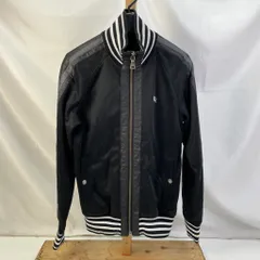 01w-5574 バーバリーブラックレーベル BURBERRY BLACK LABEL トラックジャケット サイズ2  ブラック  中国製 メンズ  三陽商会  トップス  コットン  BMV87-113-09  【中古品】