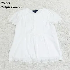 現行タグ POLO Ralph Lauren レース 半袖ブラウス 150cm