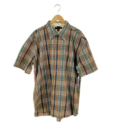 トミーヒルフィガー TOMMY HILFIGER 00S S/Sボタンダウンチェックシャツ ビッグサイズ メンズ import：XXL 