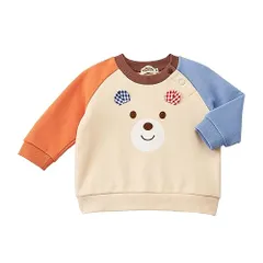 新品 [MIKIHOUSE HOT BISCUITS] [ミキハウス ホットビスケッツ] トレーナー 男の子 女の子 キッズ 子供服 アイボリー 110cm 73-5608-496