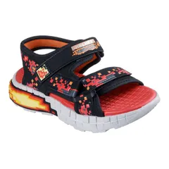 スケッチャーズ レディース シューズ サンダル Skechers MegaSplash4K Boys Sandals Black Red ブラック