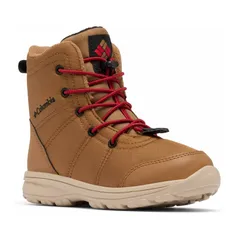コロンビア レディース シューズ ブーツ・レインブーツ Columbia Youth Fairbanks OmniHeat Kids Waterproof Boots Elk Mountain Red レッド
