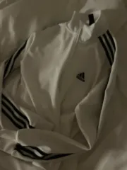 アディダス 白 3本線 トラック ジャケット