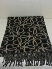 LOEWE アナグラム パータン マフラー ブラック