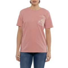 カーハート レディース トップス シャツ Carhartt 107244 Loose Fit Mothers Day PocketShirt Short Sleeve Rose Tint