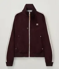 セター ローテン ベロア ツアーベルベット トラック ジップアップ ジャケット バーガンディ (L) adidas NIKE OY AKAM