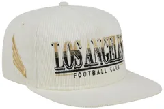 【送料無料】 ニューエラ レディース 帽子 アクセサリー New Era Adult Los Angeles FC 2024 Golfer Rope Off White Adjustable Hat NoColor