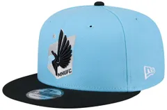 【送料無料】 ニューエラ レディース 帽子 アクセサリー New Era Adult Minnesota United FC Light Blue Logo 9Fifty Adjustable Hat NoColor