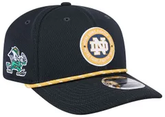 【送料無料】 ニューエラ レディース 帽子 アクセサリー New Era Adult Notre Dame Fighting Irish Navy 9Seventy Adjustable StretchSnap Hat NoColor