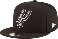 【送料無料】 ニューエラ レディース 帽子 アクセサリー New Era Mens San Antonio Spurs 9Fifty Black Logo Adjustable Snapback Hat NoColor