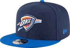 【送料無料】 ニューエラ メンズ 帽子 アクセサリー New Era Mens Oklahoma City Thunder Blue 9Fifty Adjustable Hat NoColor