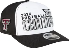 【送料無料】 ニューエラ メンズ 帽子 アクセサリー New Era Adult 2025 Big 12 Conference Champions Texas Tech Red Raiders Locker Room Hat NoColor