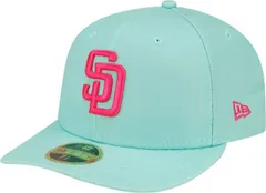 【送料無料】 ニューエラ メンズ 帽子 アクセサリー New Era Mens San Diego Padres Gold Low Profile 59Fifty Fitted Hat NoColor