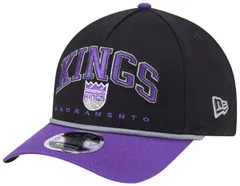 【送料無料】 ニューエラ メンズ 帽子 アクセサリー New Era Adult Sacramento Kings Purple Arch Rope 9Forty MCrown AFrame Adjustable Hat NoColor