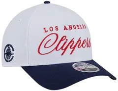 【送料無料】 ニューエラ レディース 帽子 アクセサリー New Era Adult Los Angeles Clippers 2025 NBA Draft White 9Forty Adjustable Hat NoColor