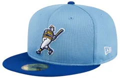 【送料無料】 ニューエラ メンズ 帽子 アクセサリー New Era Adult Milwaukee Brewers Batting Practice 59Fifty Fitted Hat NoColor