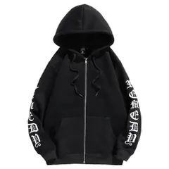 [Ruixi] トレーナー メンズ トップス 厚手 裏起毛 パーカー 刺繍 長袖 コットン おしゃれ 柔らかい 大きいサイズ プルパーカー スウェット ゆったり カジュアル シルエット 秋 冬 春 …★m 1bf6e6d0