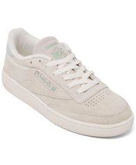 リーボック レディース シューズ スニーカー ヴィンテージ Reebok Womens Club C 85 Vintage Casual Sneakers from Finish Line Chalk Teal チョーク