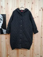 フード キルティング コート