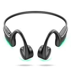 骨伝導イヤホン bluetooth こつでんどう イヤホン bluetooth オープンイヤーヘッドホン ワイヤレス ランニング ブルートゥース ながら聴き 耳を塞がない 10時間連続再生 物理ボタン Type-C急速充電 スポーツ/デスクワーク/アウトドCH