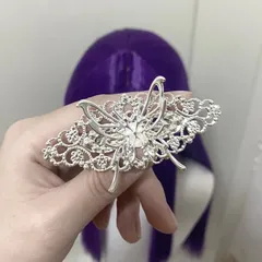 フェルン　髪飾り　葬送のフリーレン　ハンドメイド