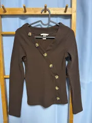 H&M ブラウン ゴージ スポーツブラ Tシャツ