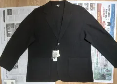 UNIQLO U ニット ジャケット (ブラック XXL)