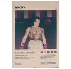ロッキー/シルベスター・スタローン レトロ調 ポスター タイプA