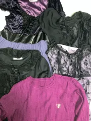 ヴィンテージ なな깔 ゴシック룩 アクシーズファム アナスイ ONE PIECE ボレロ スリップ ニット