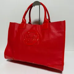 【A4/大容量/マチ広め】TORY BURCH トリーバーチ エラ トートバッグ ビッグサイズ レッド B478