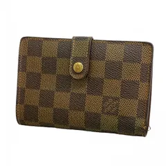 【6bd5272】ルイヴィトン 財布 ダミエ ポルトモネビエヴィエノワ M61663  エベヌ【中古】レディース