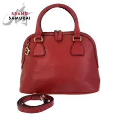 GUCCI グッチ インターロッキング レッド ゴールド金具 レザー 449662 ハンドバッグ ショルダーバッグ 2way レディース 504706【中古】