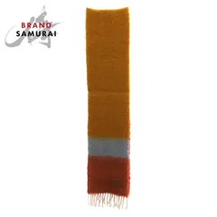 美品 LOEWE ロエベ アナグラム マルチカラー  ウール/モヘア A-28003861 マフラー ストール 男女兼用 レディース 600637【中古】