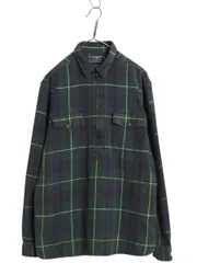 【お得なクーポン配布中!】 00s ポロスポーツ ラルフローレン チェック ヘビー フランネル シャツ メンズ XL 古着 ネルシャツ チンスト マチ付き ヴィンテージ モデル 