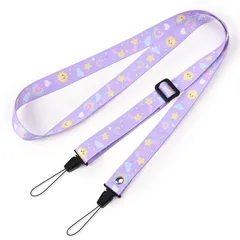 【新品】 [VOVMOEYA] 子供用ストラップ、キッズ用ショルダーストラップ 肩掛けストラップ 斜め掛け ショルダーベルト スマホ/携帯/鍵/カメラ/IDカード対応 スマホストラップ 長さ調整可能 クイック着脱 おしゃれ かわいい 子供向き 多設備対応- 1のサムネイル