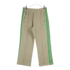 Needles (ニードルス) NUBIAN別注 TRACK PANT COTTON JERSEY コットンジャージ サイドライン トラックパンツ ブラウン OT1588