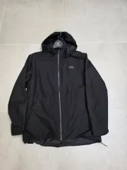 THE NORTH FACE ザノースフェイス ブラック 防水 ウィンドブレーカー ジャケット フード